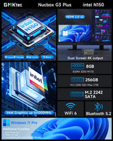 GMKtec NucBox G3 Plus Intel® Twin Lake N150
